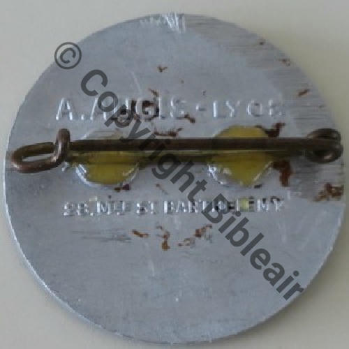 NH  CRRT.83  Alu peint A.AUGIS LYON ST.BARTH 2Lign Dos lisse Src.Y.GENTY 176Eur09.20 